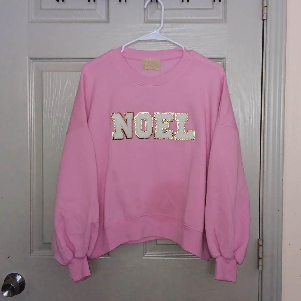 Judith March Pink NOEL Sweatshirt💗